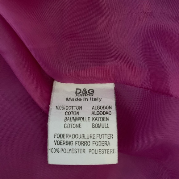 Dolce & Gabbana vintage DenimCoat with removable faux fur vest & Matching purse - Picture 14 of 14